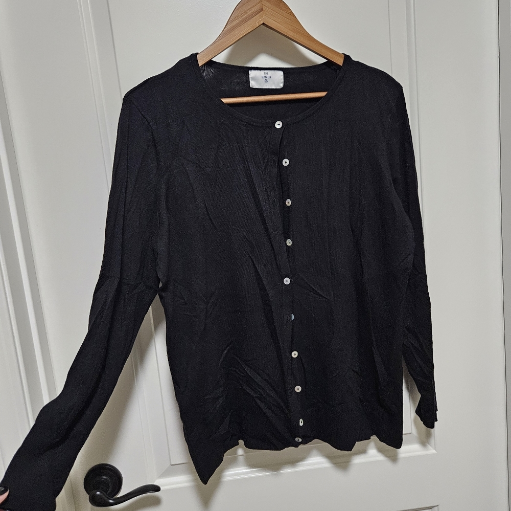 C&A Black Cardigan - L